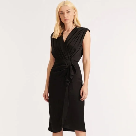 Veronica Beard Black Clarissa Dress - Picture 1 of 7